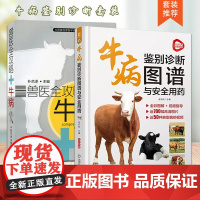 套装 2本一套 牛病鉴别诊断图谱与安全用药 兽医全攻略 牛病 9787111708025 9787109140790
