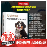 犬猫疾病类症鉴别诊断与安全用药 汪恩强主编9787122448101 图文并茂犬猫病防治及症状鉴别诊断 犬猫小动物宠物医