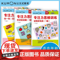 公文式教育 专注力思维训练 日本公文出版 著 智力开发