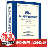 2025新书 刑法条文对照与重点解读 缪树权 主编 中国法治出版社 9787521652550