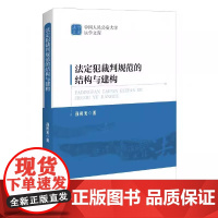 2025新书 法定犯裁判规范的结构与建构 孙树光 著 中国政法大学出版社 9787576417388