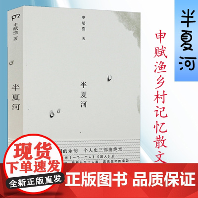 半夏河 申赋渔著25个匠人背后没有说出的故事关于中国乡村传统生活方式的珍贵记忆故土与村庄故乡记忆传统乡村散文集书籍