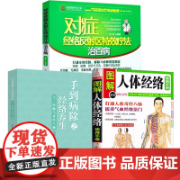 [3册]图解人体经络使用手册+手到病除之经络养生+对症经络反射区特效疗法治百病 书籍