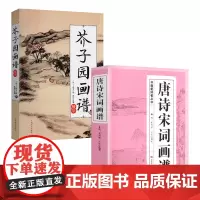 [2册]唐诗宋词画谱+芥子园画谱精华 书籍