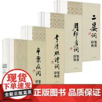 [4册]辛弃疾词鉴赏辞典+李清照诗词鉴赏辞典+周邦彦词鉴赏辞典+二晏词鉴赏辞典 书籍