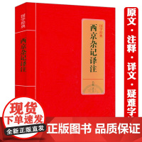 西京杂记译注 刘歆等撰国学经典名著原著原文注释译文全注全译校注疑难杂字注音古代历史笔记小说汉朝人生活实录西汉逸闻轶事书籍