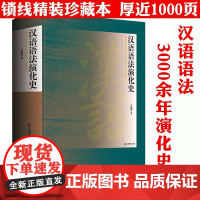 精装 汉语语法演化史 石毓智著汉语语法史汉语史稿汉语语法化的历程实用中国现代汉语语法研究非王力古汉语文言语法汉语语法史书