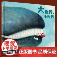 正版 大世界小世界 精装版 魔法象图画王国系列 薛蓝约纳科维奇著 幼儿绘本故事书 阅读奇妙的动物世界 经典儿童读物书