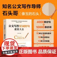 公文写作好词好句速查大全 石头哥像玉的石头办公室的秘密公文写作金句速查机关公文办文办事办会