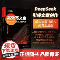 北大正版 高效写文案DeepSeek辅助文案写作 时代飞鹰 AI赋能文案创作 北京大学出版社9787301361849