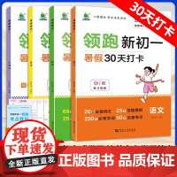 2025秋小橙同学领跑新初一小升初30天打卡暑假衔接教材七年级上册语文数学英语小四门全套课本书全解读同步练习册人教版预习