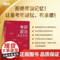 ]王一珉2026考研政治思维导图 101思想政治理论考研政治书教材 26配肖秀荣1000题考研政治徐涛核心考案腿姐考