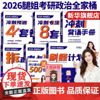 腿姐2026年考研政治全家桶考点清单冲刺背诵手册101思想理论教材书26陆寓丰历年真题模拟卷刷题四套卷1000题4时政大