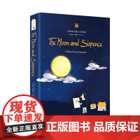 正版 月亮与六便士 英文原版珍藏版正版书籍双语版词汇注解手册 毛姆作品精美油画 外国小说世界经典名著