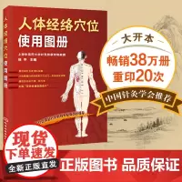 人体经络穴位使用图册 身体穴位图按摩大全中医养生书籍 推拿人体穴位书针灸养生经络穴位按摩大全书 理疗书籍正版