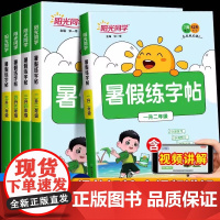 2025版阳光同学暑假练字帖一年级二年级三四五六年级语文人教版小学暑假作业衔接上下册控笔专项训练生字描红同步练习册阅读天