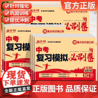 中考复习模拟必刷卷2025全套人教版语文数学英语物理化学生物政治历史地理真题试卷初三期末冲刺专项训练综合测试分类精粹总复