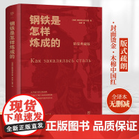 [精装典藏版]钢铁是怎样炼成的 永不磨灭的红色经典 翻译家牧野俄中直译 钢铁是怎样炼成的钢铁是怎样炼成的初中正版原著