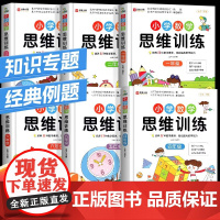 小学生数学思维训练升级版人教版一年级二年级三年级上册下册四五六小学奥数举一反三应用题专项强化训练思维逻辑训练启蒙拓展书题