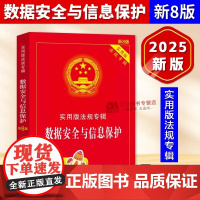 正版2025新版 数据安全与信息保护 新8版实用版法规专辑 数据安全法司法解释条文理解适用法律条文单行本信息保护法律法规