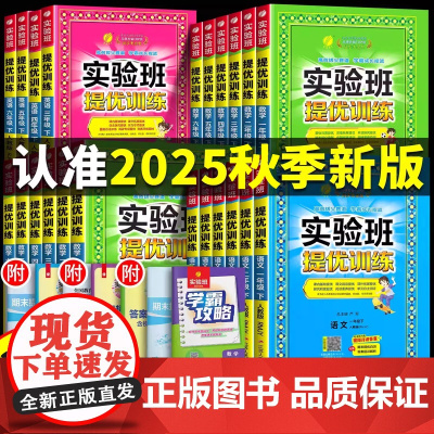 2025秋春雨实验班提优训练小学一二三四五六年级上下册语文数学英语全套人教版苏教北师版大同步练习册专项训练作业本期末试卷
