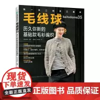 毛线球35 历久弥新的基础款毛衫编织 经典的设计款式针法 勾针手工编织教程书 做衣服的书 织毛衣花样大全毛线手工制