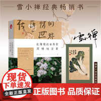 在薄情的世界里深情地活着 雪小禅百万册经典书 关注那些在灰扑扑的人生里活得光闪闪的人 具有治愈人心的力量正版书籍