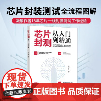正版 芯片封测从入门到精通 全流程讲解芯片封装测试原理 北京大学出版社