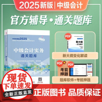 2025年新版中级会计职称考试教材辅导用书中级会计实务通关题库辅导2025中级会计师资格考试全国会计专业技术资格考试辅导