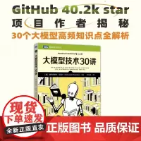 大模型技术30讲 大模型制作应用与开发deepseek模型开发人工智能机器学习深度学习LLM提示工程师书 人民邮电正版书