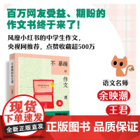 正版书籍 不暴躁的作文课 风靡小红书的中学生作文 央视网 语文名师余映潮 王君 点赞收藏超500万 长江文艺出版社