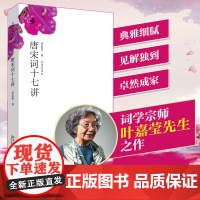 唐宋词十七讲 叶嘉莹迦陵讲演集 词学宗师中国好书获奖作者叶嘉莹女士之作 中国古典文学诗词百岁典藏版叶嘉莹全集