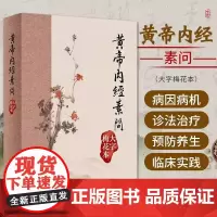 黃帝內經素問 大字梅花本 王冰注黄帝内经素问繁体修订校勘梅花版中医古籍经典入门医学书伤寒论灵枢 人民卫生出版社