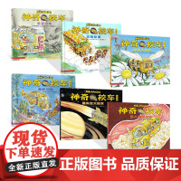 [神奇校车第一辑精选6册]在人体中游览迷失在太阳系水的故事海底探险追寻恐龙奇妙的蜂巢小学生课外读物经典儿童科普非注音版