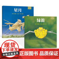 全2册精装星月绿笛绘本图画书适合4岁以上扫码听故事和英正版童书