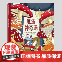 魔法神奇汤硬壳精装奇幻旅程系列绘本,儿童绘本3三-4-5到6岁以上幼儿园大中小班宝宝孩子早教阅读睡前启蒙故事图画书籍信谊