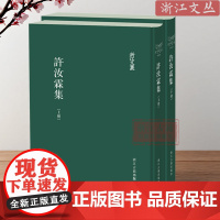 浙江文丛:许汝霖集(上下2册 精装繁体竖排版)清代文臣许汝霖作品整理点校本 中国古典散文随笔学术研究资料 浙江古籍 正版