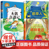 班班乐读2025暑假二升三必读 三年级上册必读课外书快乐读书吧 格林童话注音版 安徒生童话 稻草人 木偶奇遇记八桂悦读