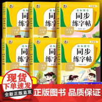 小学语文练字帖一年级二年级三小学生四五六字帖上册下册每日一练笔画笔顺练语文生字同步描红写字硬笔书法练字本贴人教版专用练习