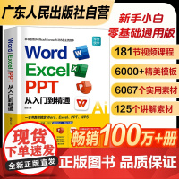 2024新版零基础word excel ppt wps AI电脑办公软件从入门到精通书 学习office表格制作教程书籍