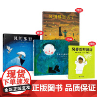 全4册风是什么颜色平装风的旅行风喜欢和我玩风到哪里去了适合3岁以上关于风的绘本正版童书