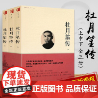 正版授权 杜月笙传台湾版 上中下3册 章君榖杜月笙全传正版书籍历史人物传记自传正传大传野史为人处世语录人心至上民国名人传