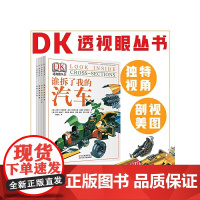 DK透视眼丛书(套装4册)谁拆了我的汽车 铁甲是这样炼成的 船舱里的秘密 透明飞行物 风靡欧美的透视眼为你揭开所有的谜底
