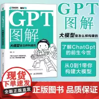 GPT图解 大模型是怎样构建的 chatgpt大模型时代NLP计算机机器学习深度学习自然语言处理AI人工智能书籍 人民邮