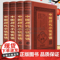 中国历代小说赏读 全套4册精装 秦汉唐宋元明清现代古代志怪神话历史爱情经典搜神记世说新语三言二拍古典文学小说故事会书籍