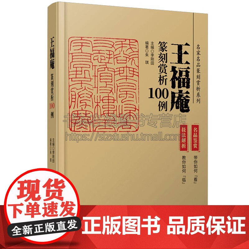 名家名品篆刻赏析系列 王福庵篆刻赏析100例 李刚田 朱琪 艺术书法篆刻字帖书籍 江西美术出版社