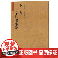 正版 中国历代名碑名帖放大本系列 王宠 辛巳书事诗 王成举 碑帖书法临摹书籍 河南美术