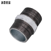 沐霓优品 镀锌4分对丝 DN15(4分)/个