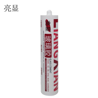 亮显 玻璃胶 黑色 300ml/支