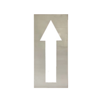 盾铁侠镂空字膜牌85*140mm/块